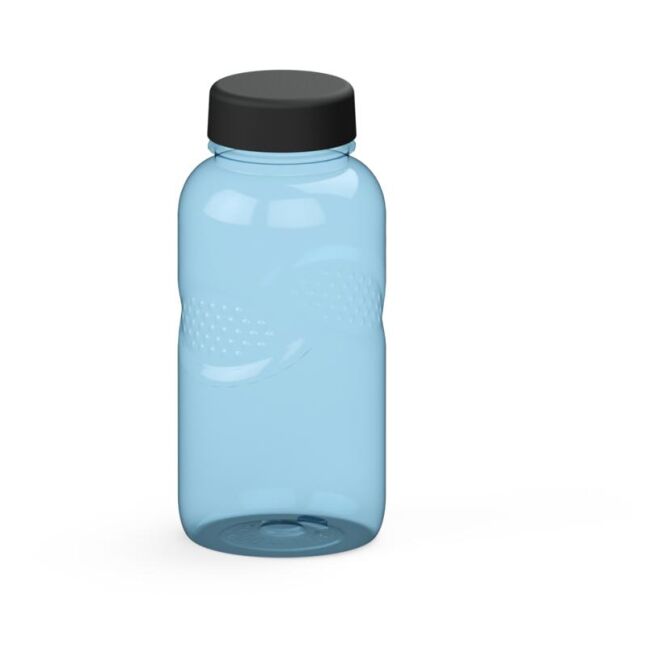Werbeartikel Trinkflasche Carve Refresh – trend-blau – mit Logo bedruckt 500 ml Tritan auslaufsicher für Sportevents & Turniere