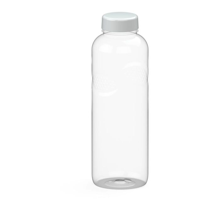 Werbeartikel Tritan Trinkflasche Carve Refresh – weiss – mit Logo bedruckt 1,0 l auslaufsicher für Sportevents & Turniere