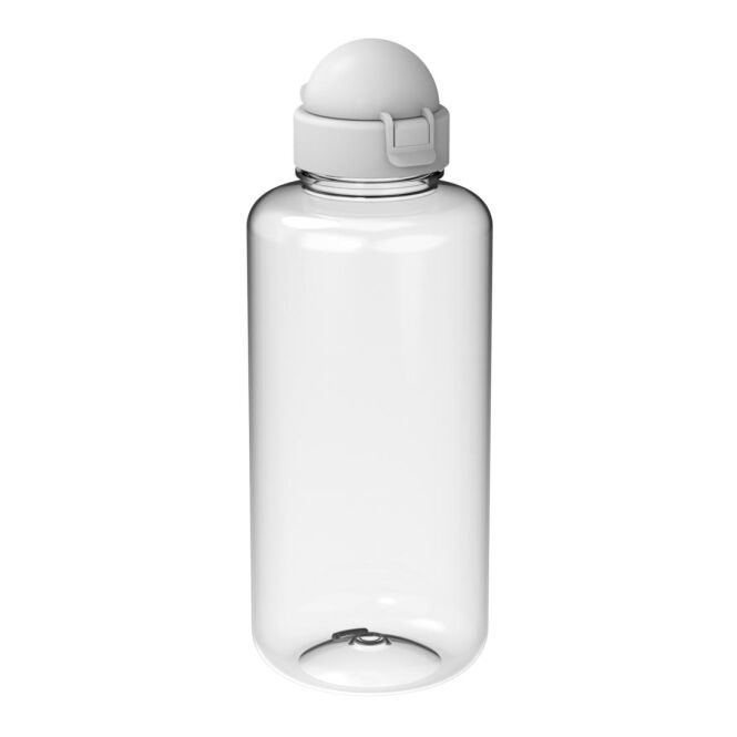 Giveaway Trinkflasche Junior – weiss – bedruckbar 1,0 l Tritan, BPA-frei, mit kinderfreundlichem Verschluss für Sportevents & Turniere