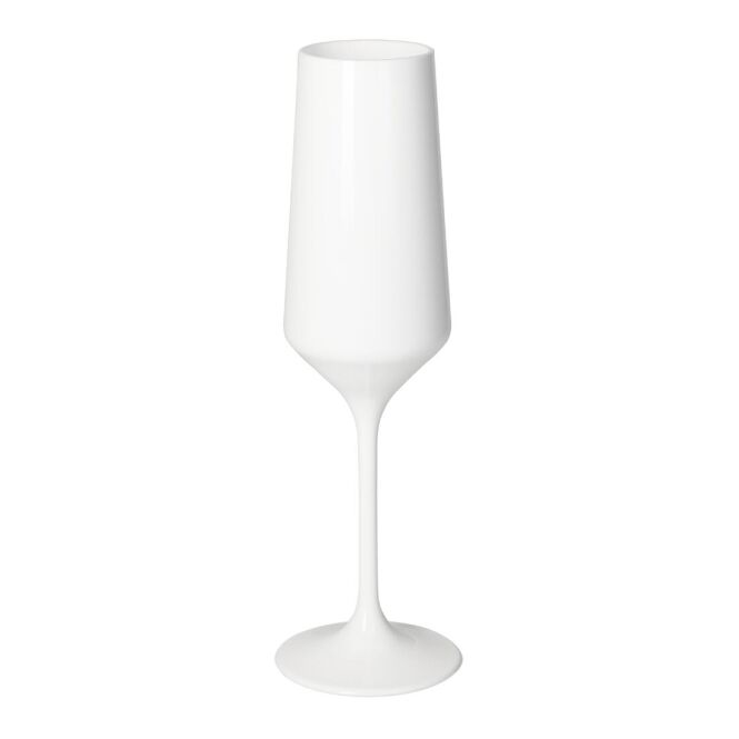 Firmengeschenk Sektglas Vista – weiss – mit Logodruck 240 ml für Events und Messen
