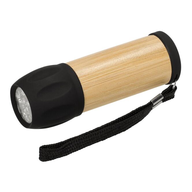 Werbeartikel Taschenlampe Shine – natur – mit Werbedruck 45 Lumen kompakter Lichtspender ideal für unterwegs