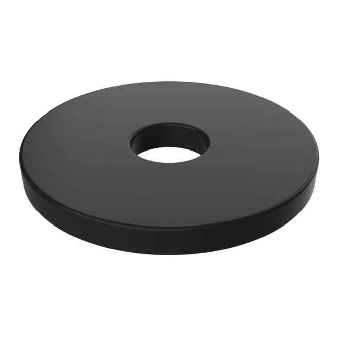 Streuartikel Einkaufswagenlöser 1 Euro – schwarz – mit Logo bedruckt als praktisches Messe-Giveaway für den Firmen-Schlüsselbund
