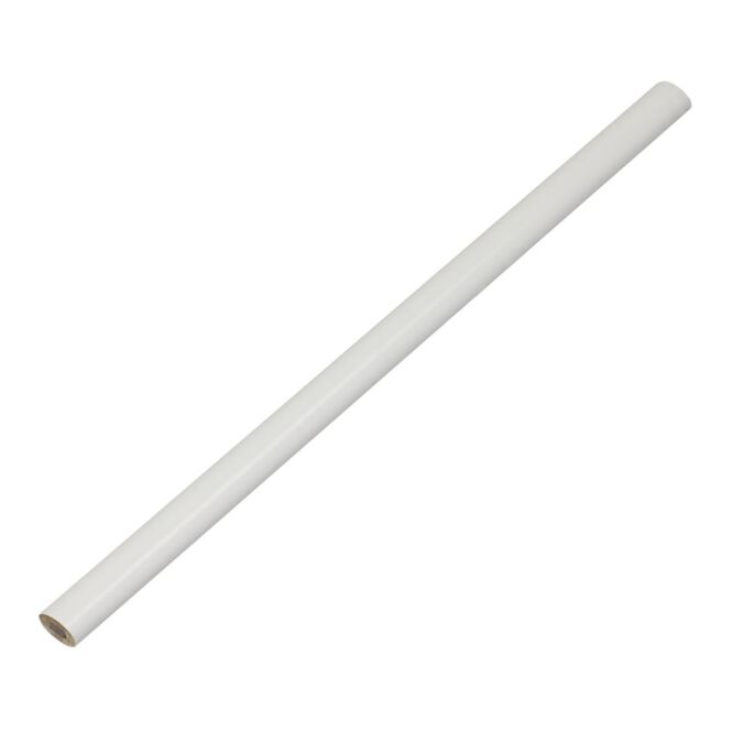 Streuartikel Zimmermannsbleistift Zimmermann – weiss – mit Logo bedruckt als Messe-Giveaway und für Handwerker