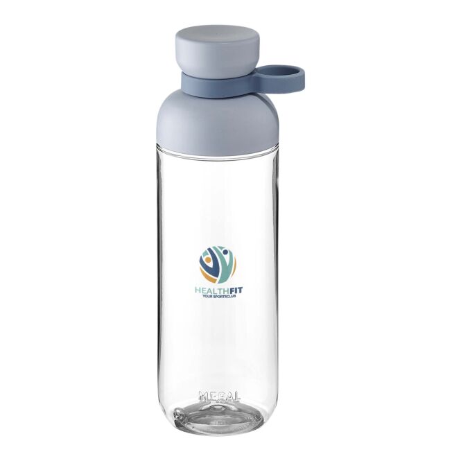 Mitarbeitergeschenk Wasserflasche Mepal Vita – blau – mit 48h Express-Druck 700ml Tritan BPA-frei idealer Trinkbehälter für Firmen
