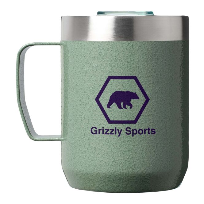 Firmengeschenk Thermobecher Stanley Classic Legendary Camp – waldgrün – im 48h Express-Druck 236 ml aus Edelstahl für das Büro