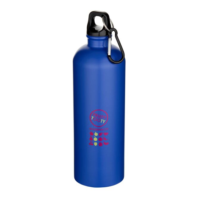 Firmengeschenk Trinkflasche Oregon – royalblau – 48h Express-Lasergravur 750ml RCS-zertifizierter recycelter Edelstahl nachhaltige Mehrwegflasche