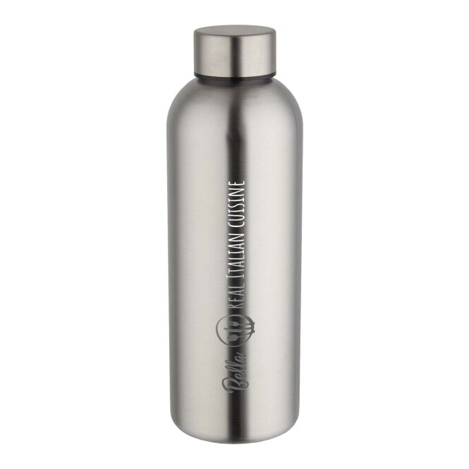 Mitarbeitergeschenk Trinkflasche Spring 750ml – metal – mit 48h Express-Logodruck, RCS-zertifizierter Edelstahl, nachhaltige Mehrwegflasche