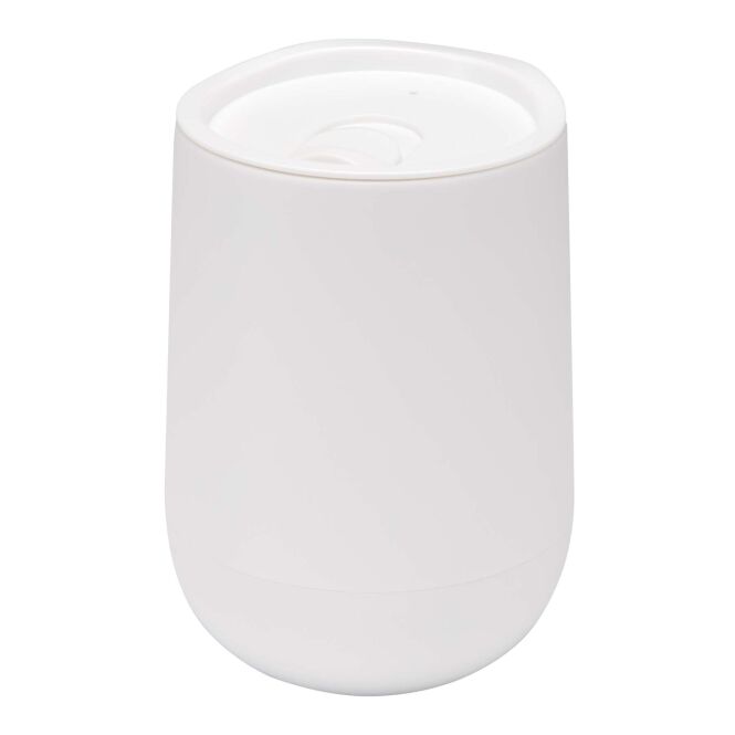 Firmengeschenk Thermobecher Corzo – weiss – im 48h Express-Druck 360 ml für das Mitarbeiter-Onboarding