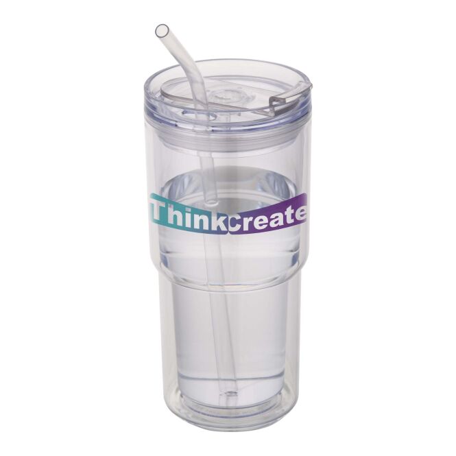 Firmengeschenk Kaffee to go Becher Archer – weiss – mit 48h Express-Druck 480 ml für die Büroküche