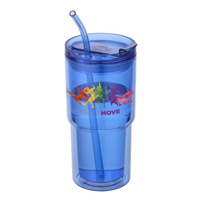 Werbeartikel Kaffee to go Becher Archer – royalblau – im 48h Express-Druck 480 ml für das Mitarbeiter-Onboarding und Events