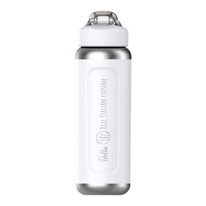 Firmengeschenk Stanley Classic Wellspring – weiss – mit 48h Express-Druck 710 ml nachhaltige Vakuumisolierte Edelstahlflasche auslaufsicher