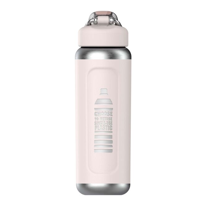 Firmengeschenk Thermosflasche Stanley Classic Wellspring – roségold – mit 48h Express-Druck 710 ml vakuumisoliert nachhaltig aus Edelstahl