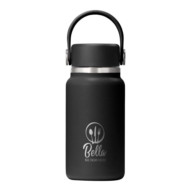 Kundengeschenk Thermobecher Hydro Flask Micro Hydro™ – schwarz – im 48h Express-Druck 200 ml für das Mitarbeiter-Onboarding