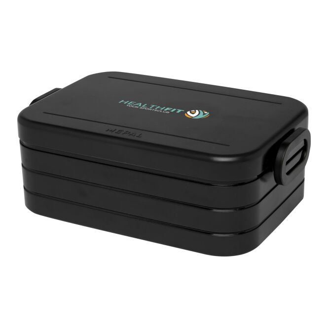 Mitarbeitergeschenk Lunchbox Mepal Take-a-break Midi – kohle – mit 48h Express-Druck 900ml BPA-frei Behälter für den Firmenalltag