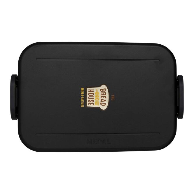 Mitarbeitergeschenk Lunchbox Mepal Take a Break – schwarz – mit 48h Express-Druck 800ml Brotbox perfekt für den Firmenauftritt