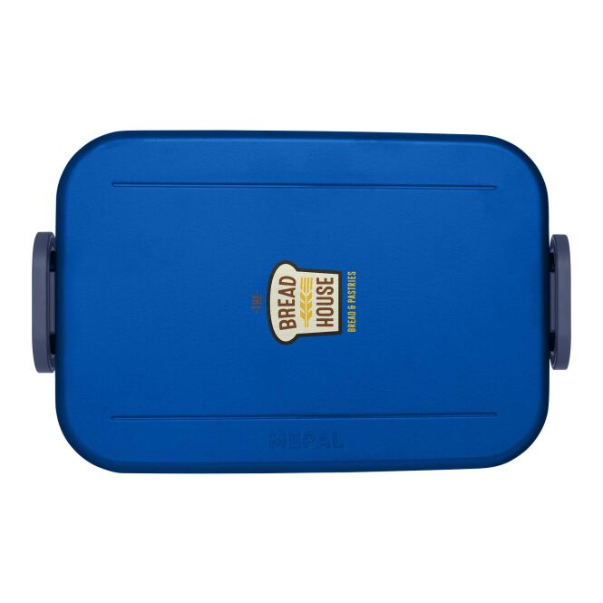Mitarbeitergeschenk Lunchbox Mepal Take a Break – vivid blue – mit 48h Express-Druck 1500ml Essensbehälter für Firmen