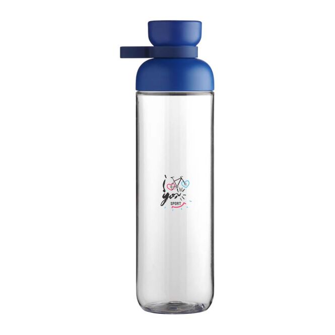 Mitarbeitergeschenk Trinkflasche Mepal Vita – vivid blue – mit 48h Express-Druck 900ml BPA-frei, robuster Wasserbehälter für Events