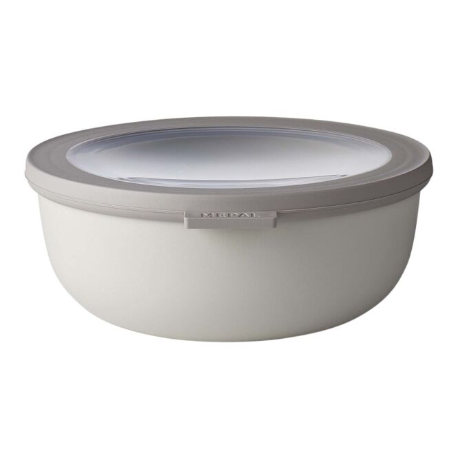 Mitarbeitergeschenk Mehrzweckschale Mepal Cirqula – weiss – mit 48h Express-Druck 1250 ml BPA-frei, ideal für Firmenpräsent