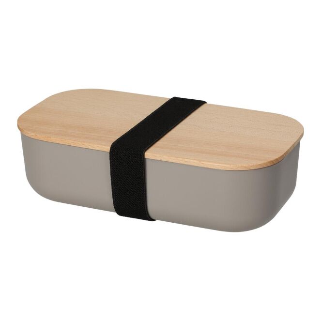 Mitarbeitergeschenk Vorratsdose Beech – haselnuss – mit individuellem Werbedruck, Bio-Kunststoff, Buchenholz, nachhaltiges Gefäß