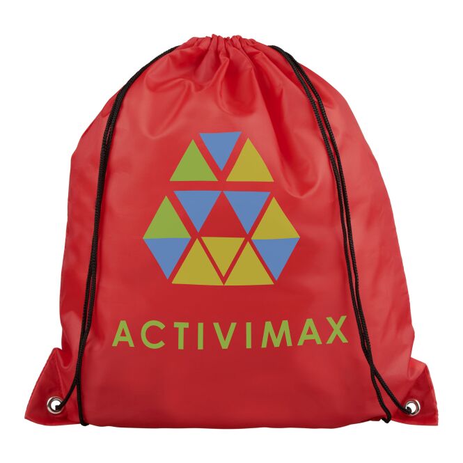 Werbeartikel Rucksack Oriole – rot – 48h Express-Logodruck 9L 100% rPET bis 5kg nachhaltiges Accessoire für CSR-Promotions