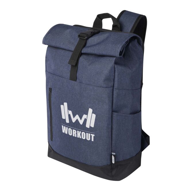 Mitarbeitergeschenk Laptoptaschen Hoss 15,6 Zoll – navy – mit Logo bedruckt 48h Express-Druck für das moderne Homeoffice