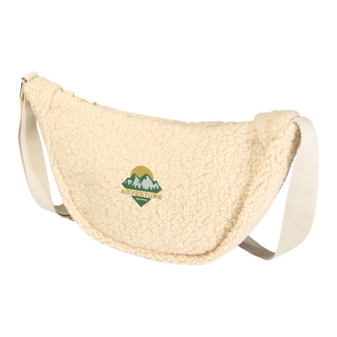 Mitarbeitergeschenk Gürteltasche Bear 3L – natur – mit Logodruck 100% GRS-zertifiziertes recyceltes Polyester nachhaltiges Accessoire