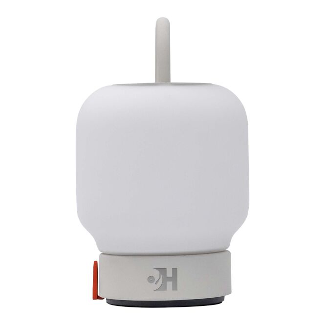 Firmengeschenk Tischlampe Kooduu Loome – weiss – mit 48h Express-Werbedruck 101 Lumen 4000 mAh Akku moderne Akkuleuchte
