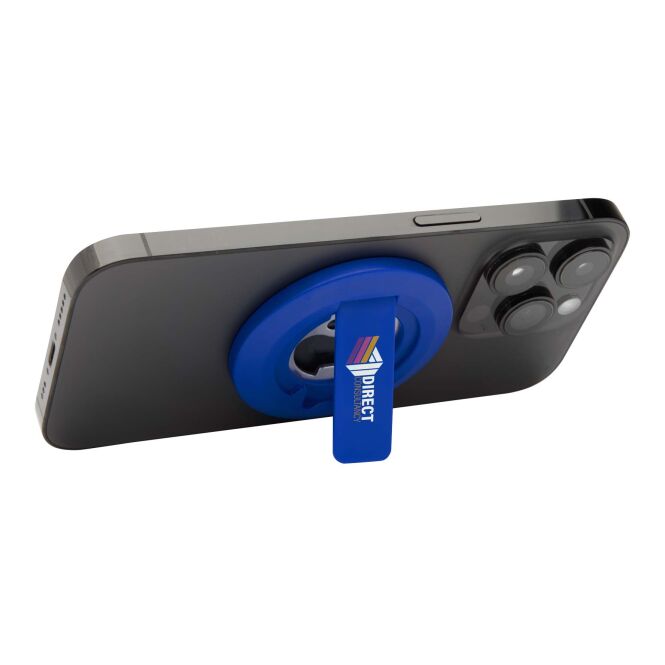 Mitarbeitergeschenk KFZ-Handyhalterung Ain – royalblau – mit 48h Express-Druck aus recyceltem Kunststoff stabile Smartphone-Halterung