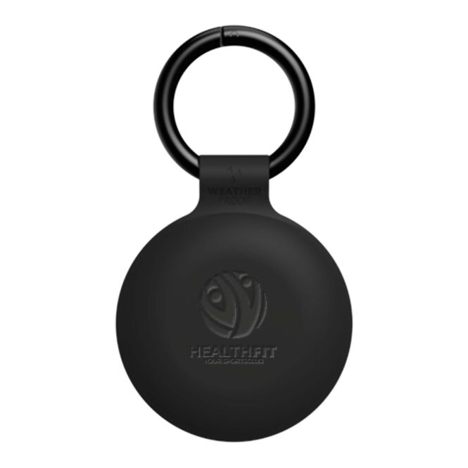 Werbeartikel Smart-Tag Xtorm XTAG2A0 – kohle – mit Logo bedruckt 48h Express-Druck IP64 wasserfest als praktisches Kundenpräsent