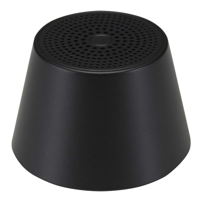 Firmengeschenk Bluetooth Lautsprecher SMART 3W – schwarz – mit Logo bedruckt 48h Express-Druck nachhaltig für das Mitarbeiter-Onboarding