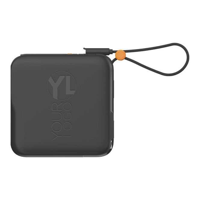 Kundengeschenk Xtorm TravelPro 3-in-1 Wireless Charger – schwarz – mit Logo bedruckt 48h Express-Druck 30W 10.000 mAh für das Homeoffice