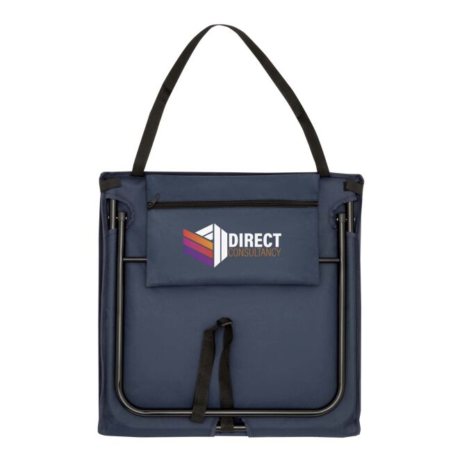 Werbeartikel Serene Strandliege – blau – mit Logo bedruckt 48h Express-Druck für Strand-Promotions und Outdoor-Events