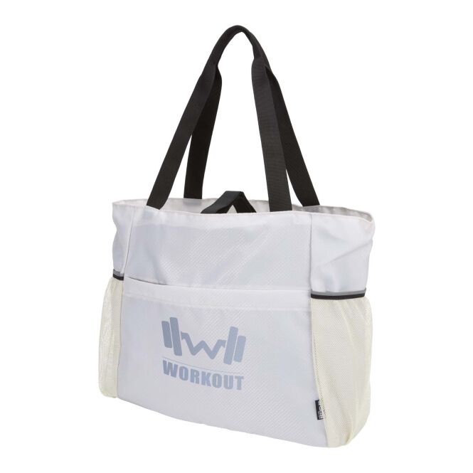 Firmengeschenk Tragetasche Nomad – sandstone – 48h Express-Logodruck 18L 100% GRS-recyceltes Ripstop nachhaltiges Accessoire