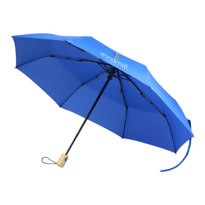 Werbegeschenk Taschenschirm Renee – royalblau – mit 48h Express-Druck sturmfest mit Windproof-System 23-Zoll als Messe-Giveaway