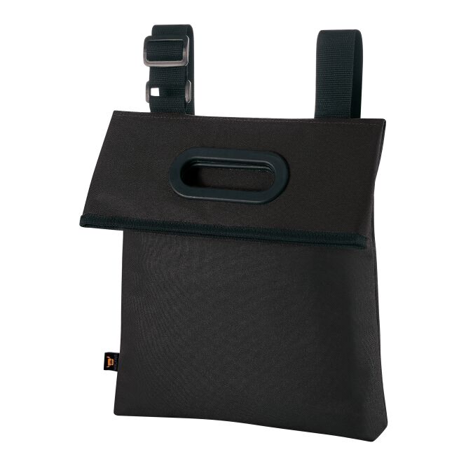 Firmengeschenk Event-Tasche HALFAR EASY – schwarz – mit Logodruck für DIN A4 Unterlagen, ideal für Messen & Events