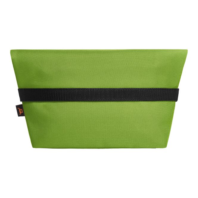 Firmengeschenk Kühltasche HALFAR® FLOW – grün – mit Logodruck, großes Hauptfach, idealer Begleiter für Messen & Events