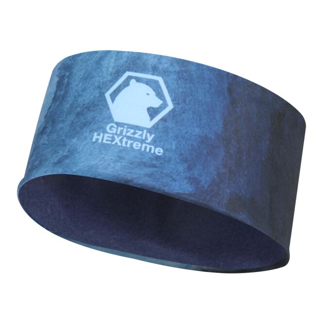 Mitarbeitergeschenk Stirnband Emma – mehrfarbig – mit 48h Express-Logodruck aus 100% rPET mit Fleecefutter, nachhaltiges Sportaccessoire