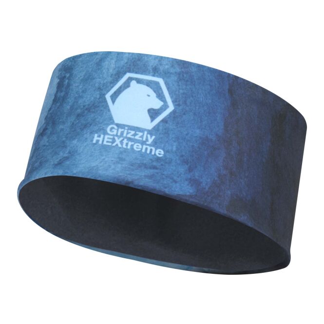 Mitarbeitergeschenk Stirnband Emma – schwarz – mit 48h Express-Logodruck 100% rPET mit Fleecefutter, nachhaltiges Sportaccessoire