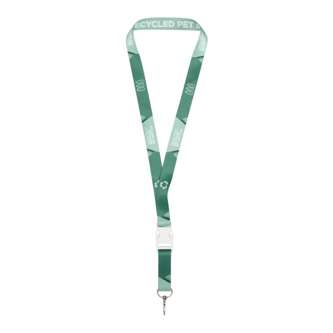 Werbeartikel Schlüsselband Bucks – weiss – mit 48h Express-Druck vollflächig bedruckt 25mm mit Metallhaken als Lanyard für Messen