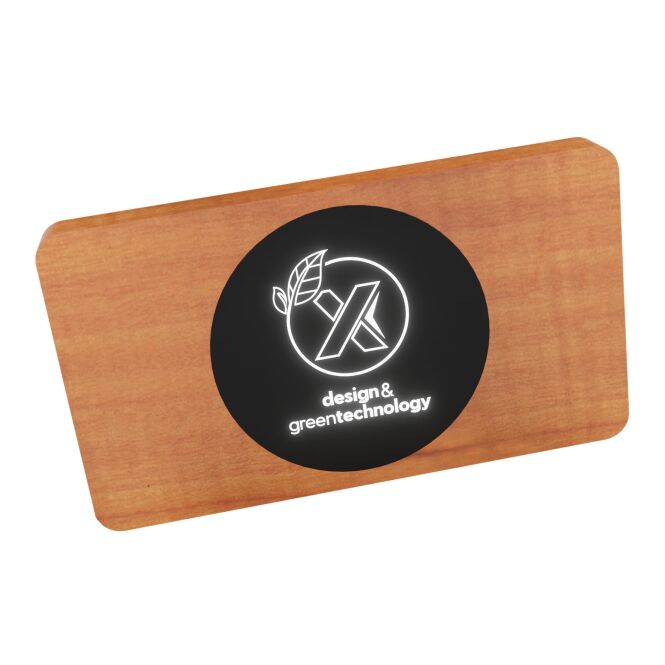 Firmengeschenk Powerbank SCX.design P37 – holz – lasergraviert 5000 mAh kabellos inkl. 3-in-1 Kabel nachhaltig für das Homeoffice