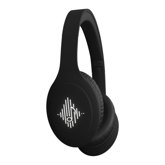 Kundengeschenk SCX.design E25 Bluetooth ANC Kopfhörer – schwarz – mit Logo bedruckt Bluetooth 5.1 ANC für das Mitarbeiter-Onboarding