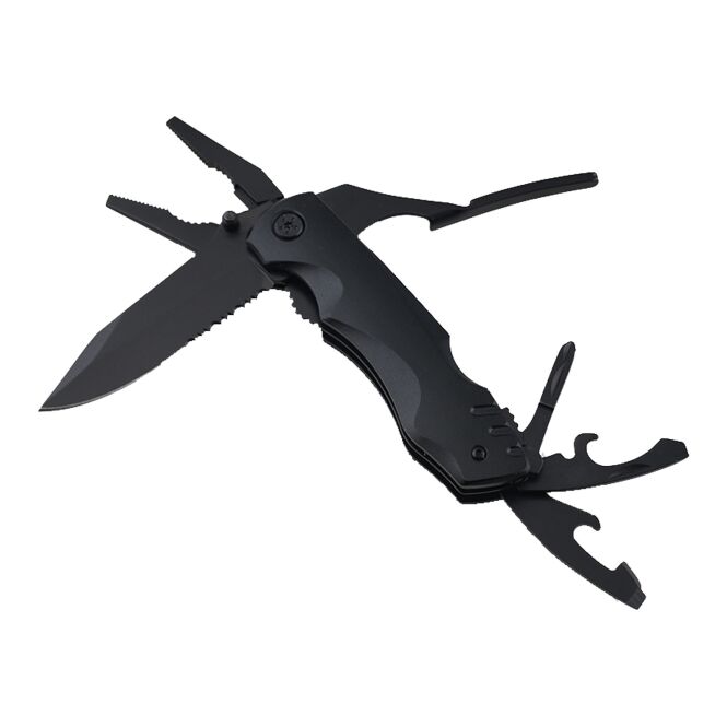 Mitarbeitergeschenk Multitool SCX.design T30 – schwarz – mit 48h Express-Druck 10 Funktionen für den mobilen Einsatz