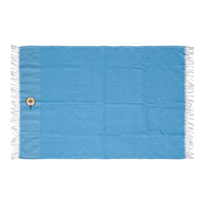 Werbeartikel Citizen Green Seafou Fouta 100 x 170 cm – blau – mit Logo bedruckt nachhaltig für Outdoor-Events