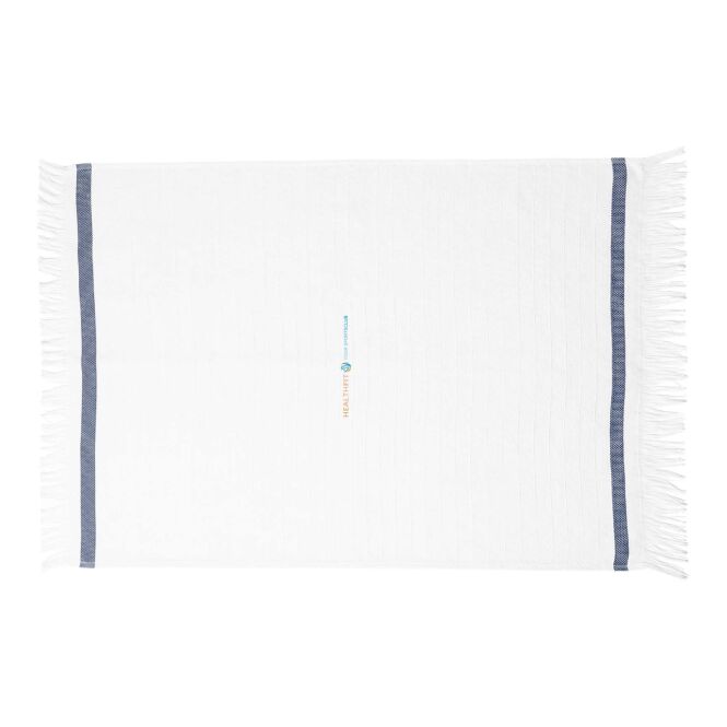 Kundengeschenk Citizen Green Seachic Fouta – navy – mit edlem Stick 100x180cm nachhaltiges Handtuch für Outdoor-Events