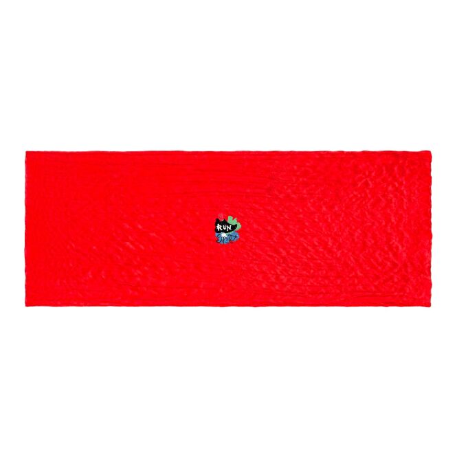 Werbeartikel Schal Bürger Green Lawrence 110 x 200 cm – rot – mit Logo bedruckt für Messen & Promotion