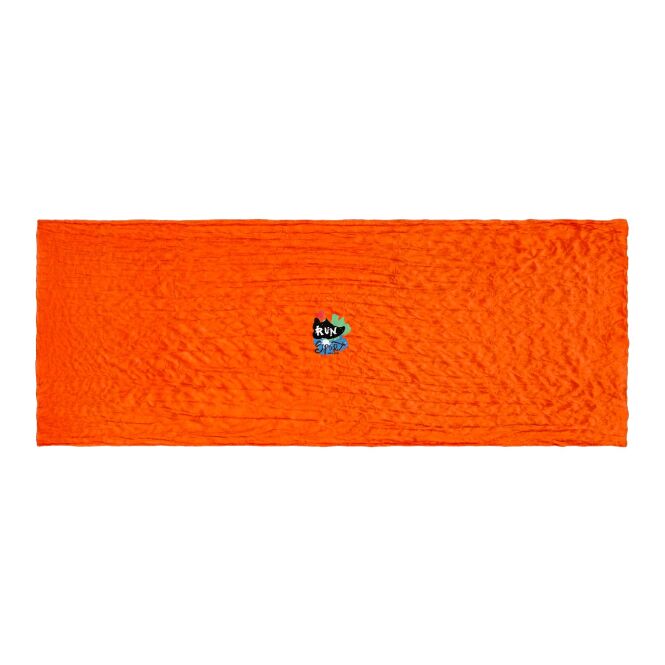 Werbeartikel Schal Bürger Lawrence 110 x 200 cm – orange – mit Logo bedruckt für Messen & Promotion