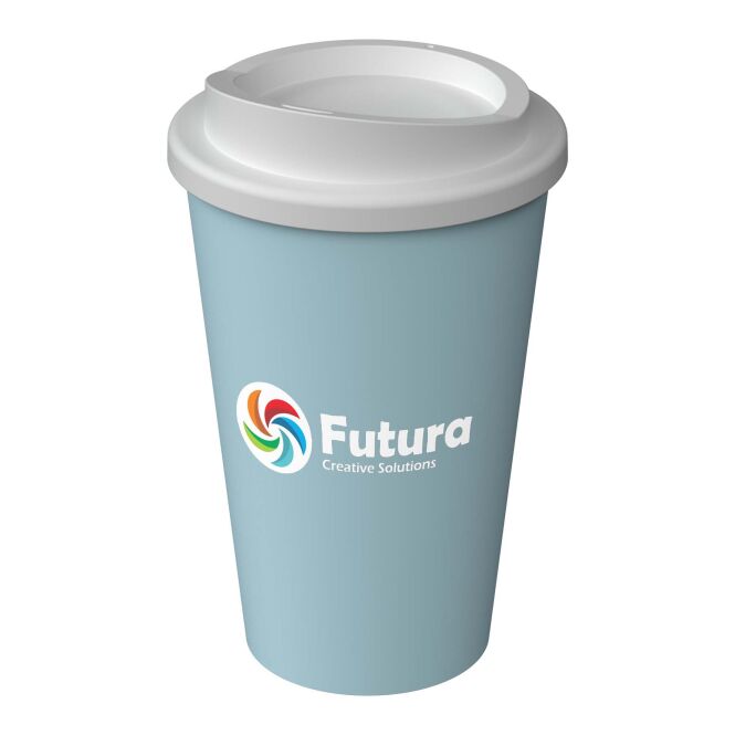 Werbeartikel Thermobecher Americano® Infiniti – ocean air – mit Logo bedruckt 350 ml nachhaltiger Mehrwegbecher für Büro und Events
