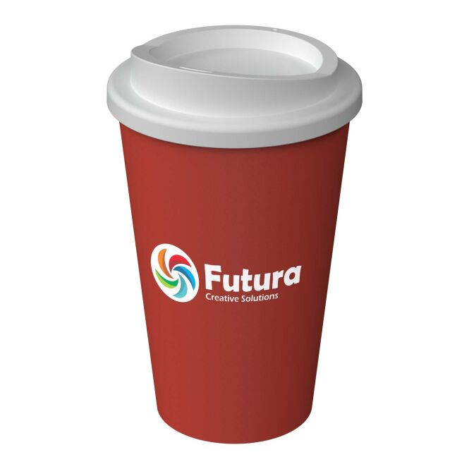 Werbeartikel Thermobecher Americano® Infiniti – zinnober – mit Logo bedruckt 350 ml für Events & Festivals