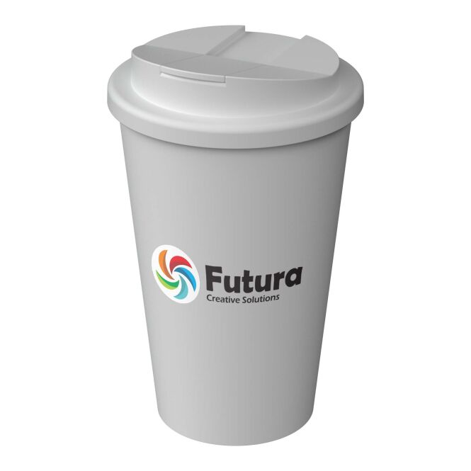 Werbeartikel Thermobecher Americano® Infiniti – gemischt – mit Logo bedruckt 350 ml BPA-frei nachhaltiger Kaffee to go Becher für das Büro