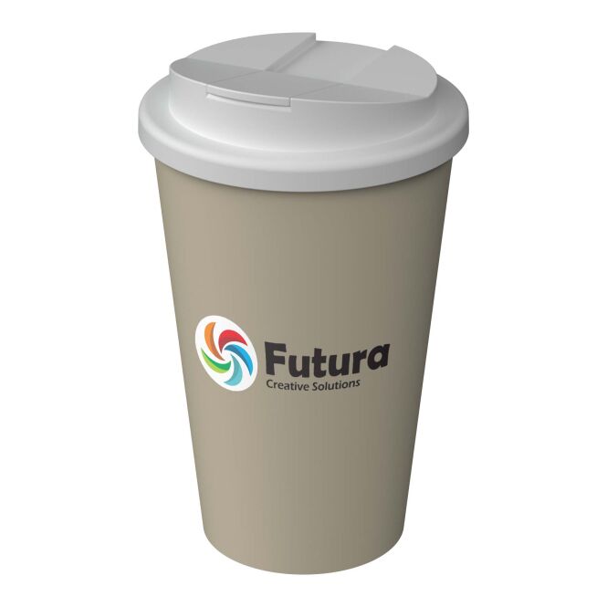 Werbeartikel Thermobecher Americano® Infiniti – hessisch – mit Logodruck 350 ml nachhaltiger Mehrwegbecher für das Mitarbeiter-Onboarding